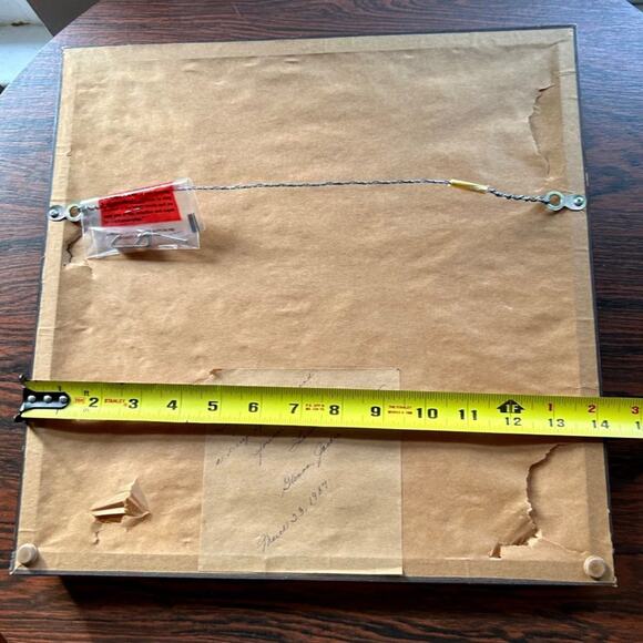 Vintage Forever Friends Handmade Needlepoint Cross Stitch, Matted & Framed - Picture 5 of 9